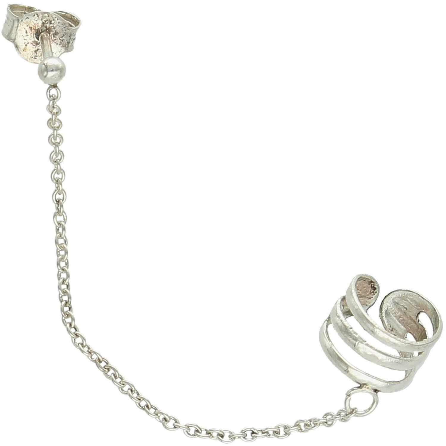 Srebrna nausznica z kolczykiem i łańcuszkiem NAU 07.jpg